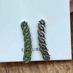 Cosmo Style Silver Tone Chain Ear Climbers Earrings